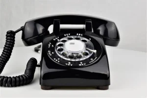 Vintage Black 1960's Rotary Phone