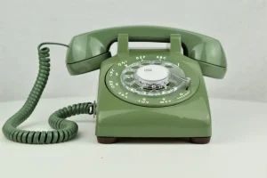 Vintage Green 1960's Rotary Phone