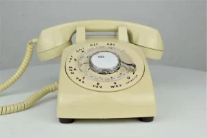 Vintage Ivory 1960's Rotary Phone