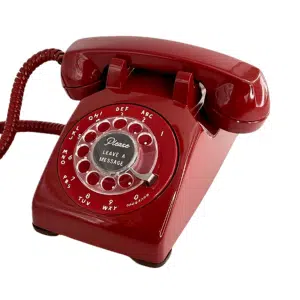 Red Rotary Phone