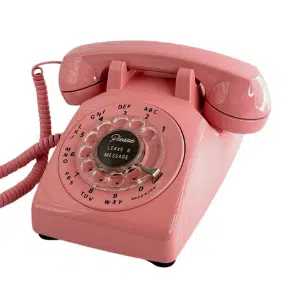 Pink Rotary Phone