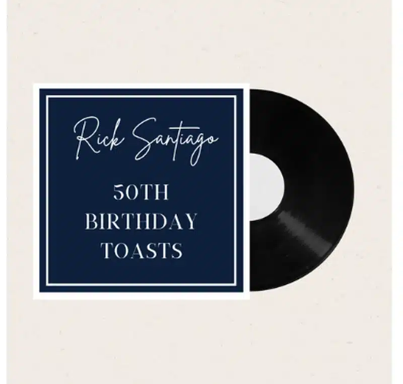 Personalized LifeOnRecord vinyl record and sleeve