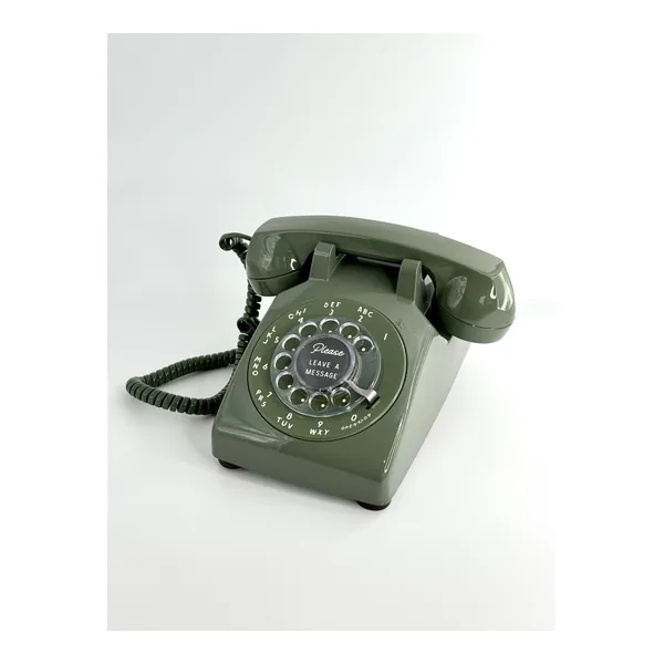 Green LifeOnRecord wedding guest book phone