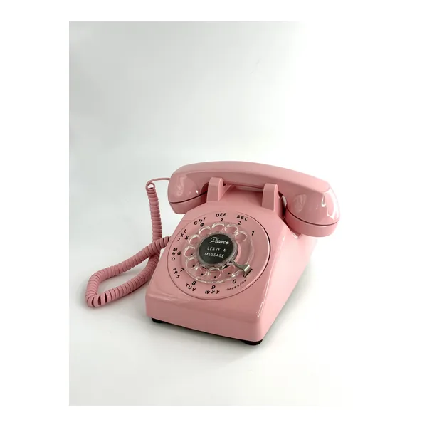 Pink LifeOnRecord wedding guest book phone